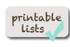Printable Lists